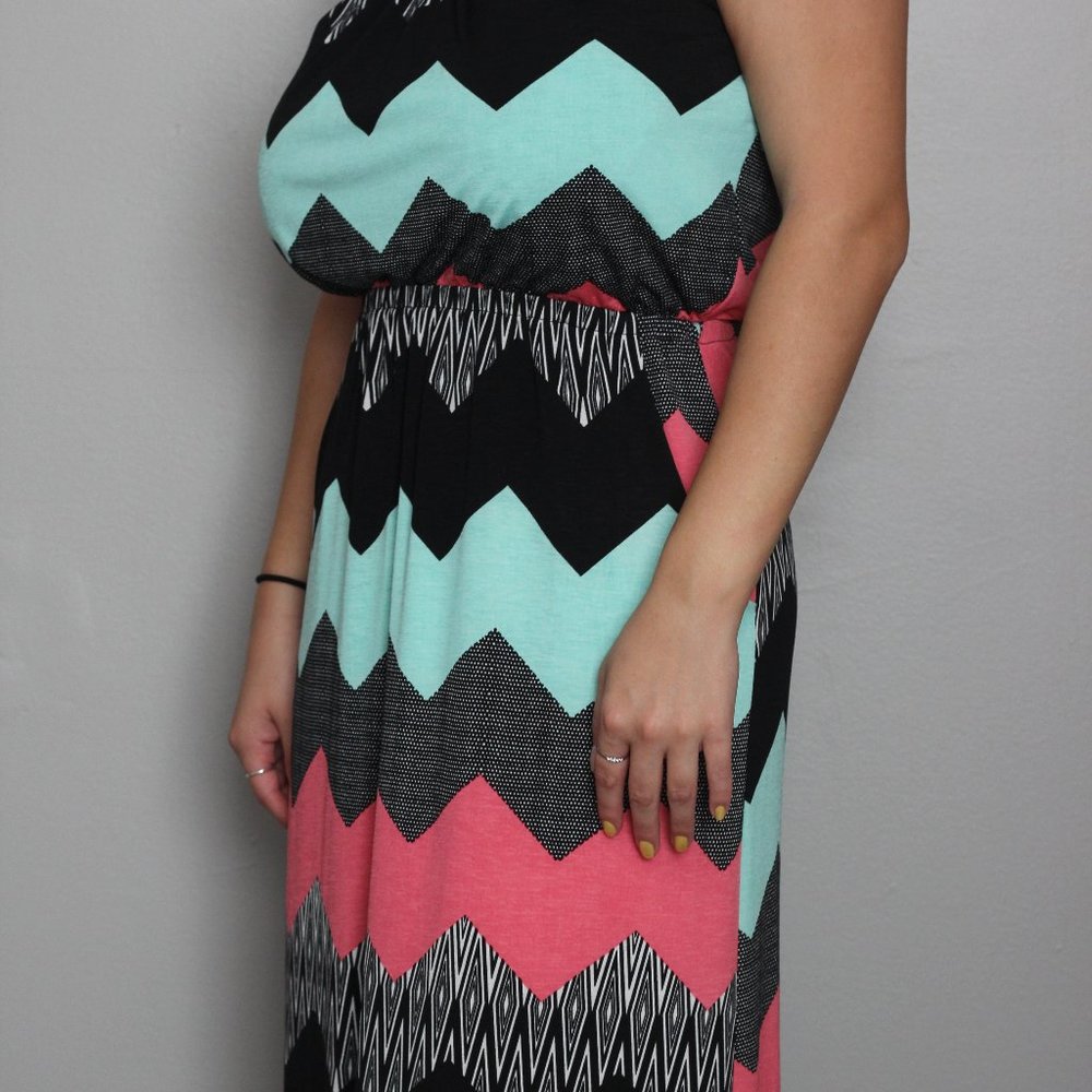 Striped Strapless Maxi Dress (with Pockets!)